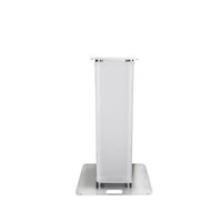 Showtec Truss Tower 1m voor Moving Heads Verticale Truss Pilaar met Wit Spandex Sleeve Doek