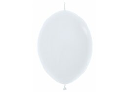 Sempertex Fashion Solid Wit Link-O-Loon Latex Ballonnen 30cm 50st White
