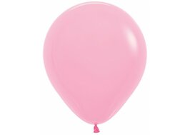 Sempertex Fashion Solid Kauwgombal Roze Latex Ballonnen 45cm 25st Bubblegum