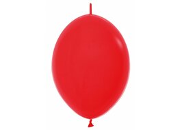 Sempertex Fashion Solid Rood Link-O-Loon Latex Ballonnen 30cm 50st Red