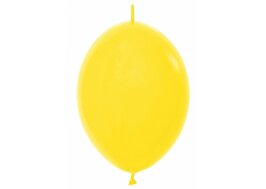 Sempertex Fashion Solid Geel Link-O-Loon Latex Ballonnen 30cm 50st Yellow