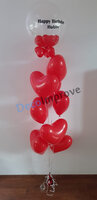 Lovely Hearts helium Ballonnentros