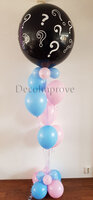 Vraagteken Gender Reveal Helium Tros Ballonnen Boeket