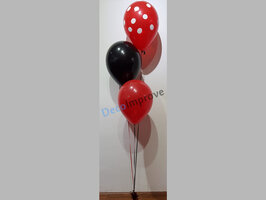 Helium ballonnentros met 3 ballonnen