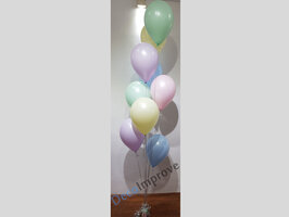 Tros met 9 ballonnen