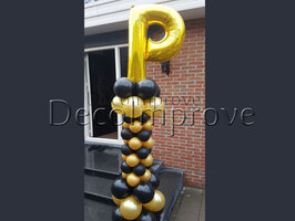 Ballonnenpilaar Deluxe Letter 'P' 