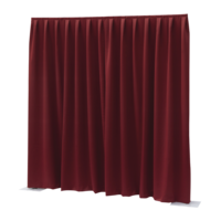 Pipe-Drape-Red