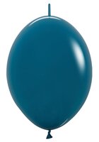 Sempertex Fashion Solid Diepzee BlauwGroen Link-O-Loon Latex Ballonnen 30cm 50st Deep Teal