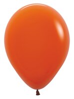 Sempertex Fashion Solid Zonsondergang Oranje Latex Ballonnen 30cm 50st Sunset Orange