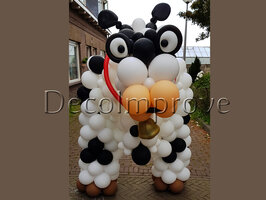 Vrolijke Koe Ballondecoratie