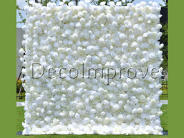 Wit Bloemen Flowerwall Bloemen Wand