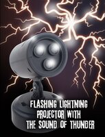 Bliksem Projector met Dondergeluid