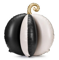 Gestreepte Pompoen 3D Folie Ballon 58cm