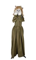 Enge Vrouw Animatron Bewegend Figuur