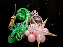 Wicked Ballonnencollage &ndash; Luxe themadecoratie voor feesten &amp; events