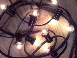 LED Prikkabel Strobe 25M met Heldere Warm witte LED Lampen met Knippereffect