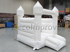 Wit Springkasteel Springkussen 3x3m Verhuur