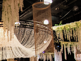 DecoImprove | Golden Shimmer Chandelier Hoepel