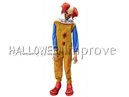 Stuiptrekkende Clown Animatron Bewegend Figuur Verhuur