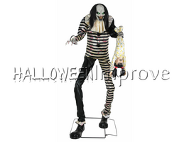 Torenhoge Nachtmerrie Clown Animatron Bewegend Figuur Verhuur