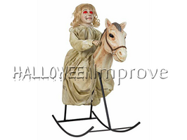 Pop op Schommelpaard Animatron Bewegend Figuur Verhuur 