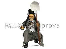 Knielende Graf Bewaarder Animatronic