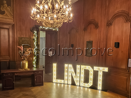 Lichtletters set van 5 Backdrop