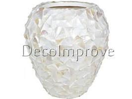 Luxe Schelpenvaas Parelmoer