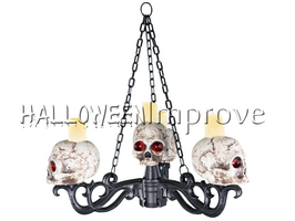 Schedel Kroonluchter met Licht 3-in-1