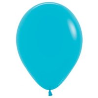 Sempertex Fashion Solid Caribisch Blauw Latex Ballonnen 30cm 50st Caribbean Blue