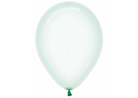 Sempertex Kristal Pastel Groen Latex Ballonnen 30cm 50st Crystal Pastel Green