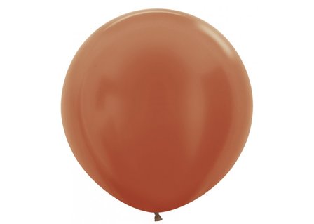 Sempertex Metallic Koper Jumbo Ballon 1st 90cm Metallic Pearl Copper