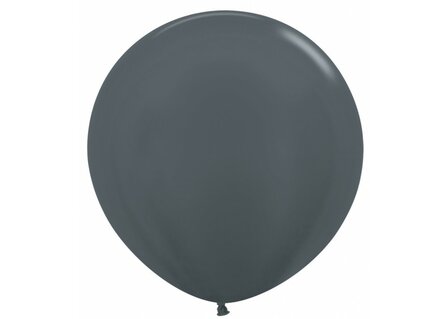 Sempertex Metallic Graphite Jumbo Ballon 1st 90cm Metallic Pearl