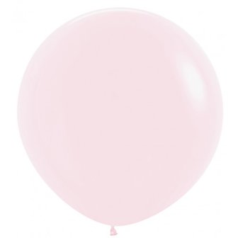 Sempertex Pastel Roze Latex Ballonnen 90cm 1st Pastel Matte Pink