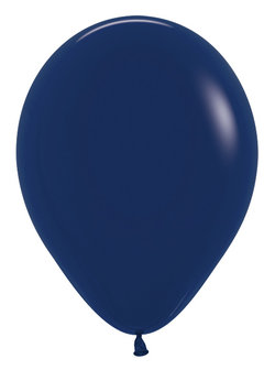 Sempertex Fashion Solid Marine Blauw Latex Ballonnen 30cm 50st Navy Blue