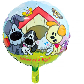 Woezel en Pip Vriendjes Folie Ballon 45cm