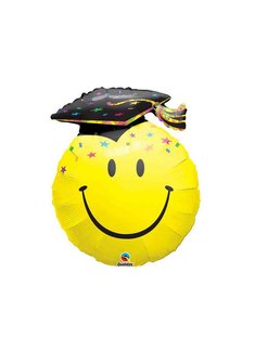 Geslaagd Emoticon Mini Vorm Folie Ballon 35cm