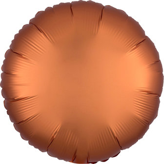 Amber Luxe Satijn Folie Ballon 43cm