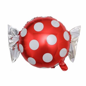 Rood Snoepje Folie Balllon 45cm