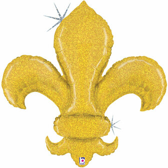 Fleur de Lis SuperVorm Folie Ballon 114cm