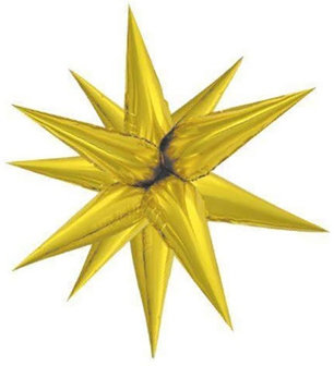 Goud Starburst Folie Ballon 100cm