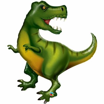 Groene T-Rex SuperVorm Folie Ballon 107cm