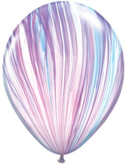 Qualatex SuperAgate Modieus Pastel Latex Ballonnen 28cm 25st Fashion