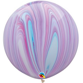 Qualatex SuperAgate Modieus Pastel Latex Ballon 76cm 2st Fashion