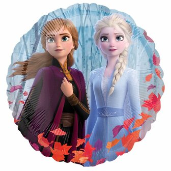 Frozen 2 Anna en Elsa Folie Ballon 45cm