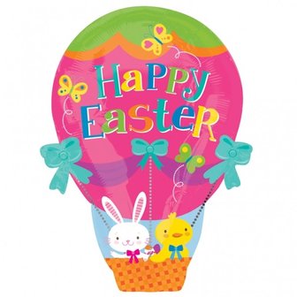 Luchtballon &#039;Happy Easter&#039; Folie Ballon 55cm