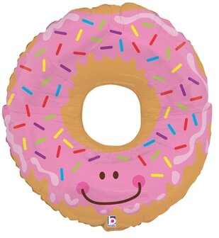 Geglazuurde Donut SuperVorm Folie Ballon 76cm