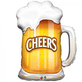 Bierpul &#039;Cheers&#039; Folie Ballon 89cm