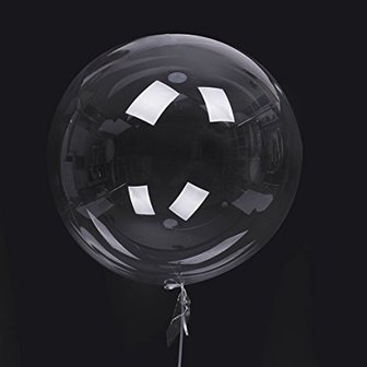 Glossy Globe Transparante Bubble Ballon 38cm