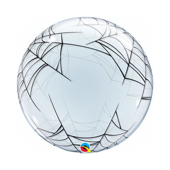 Spinnenweb Deco Bubble Ballon 61cm